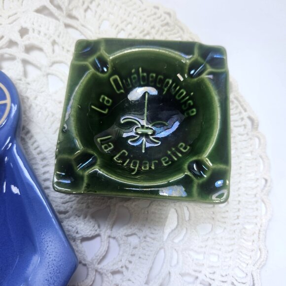 Beauce Quebec Ashtray Lot of 3 La Quebecquoise La Cigarette & St. Joseph… - Picture 3 of 9